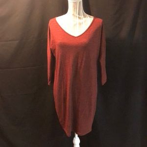 Old Navy Shirt Dress - XSmall - Maroon